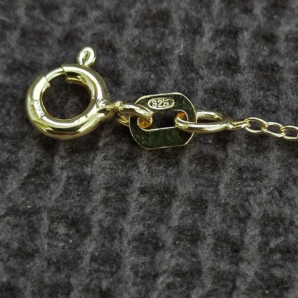 MESH Stationary Open Circle⭕️ Necklace - Picture 8 of 16